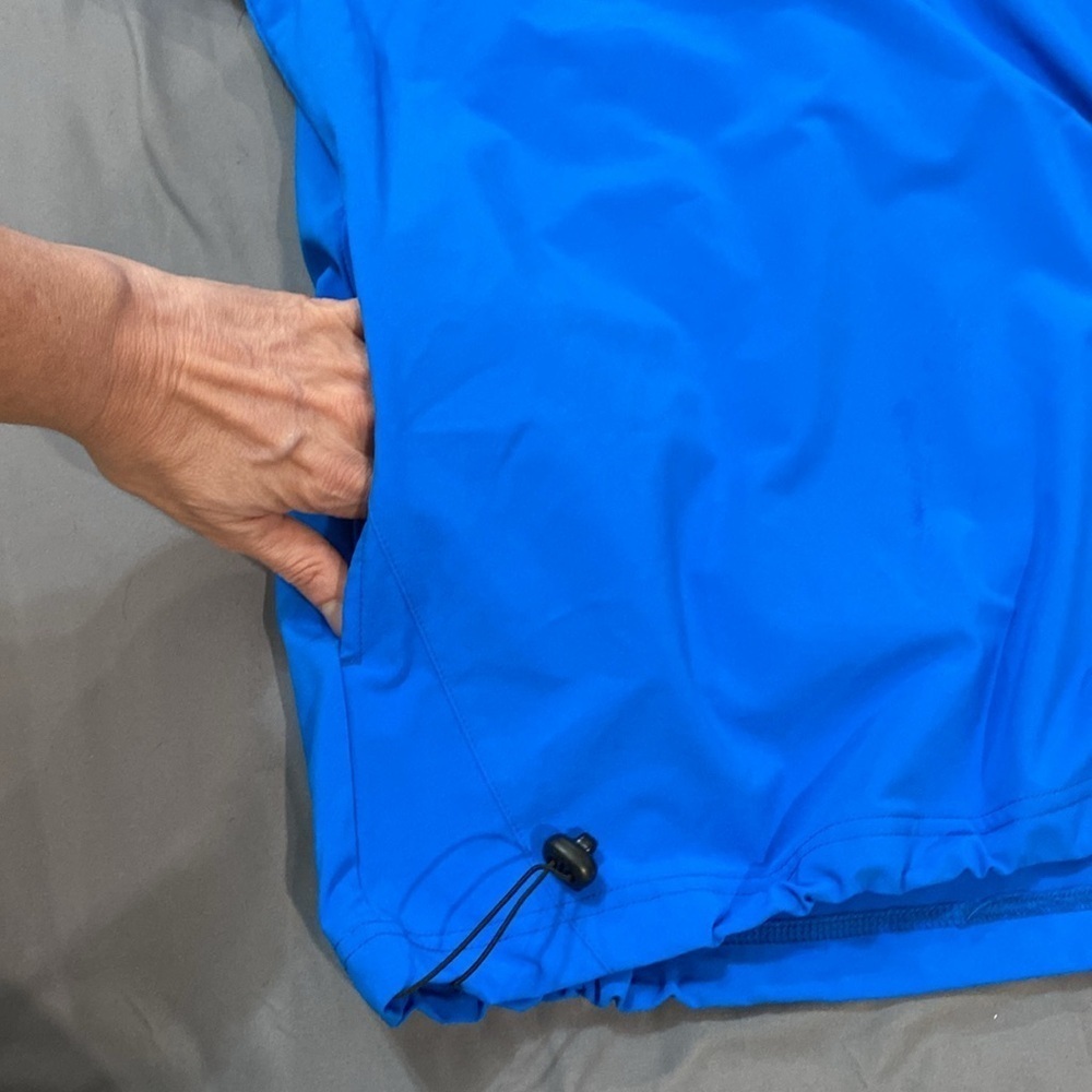 Level Wear Blue zip Long Sleeve Pullover Size large with Pockets - Picture 13 of 14